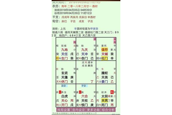 奇门遁甲中小值符星什么